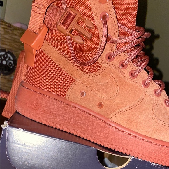 nike sf air force 1 high dusty peach